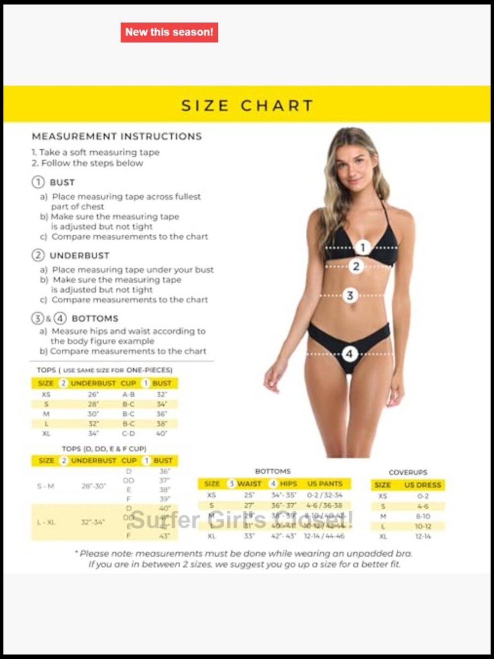 Underwire Bikini Top with Sash-tie Back, Removable Cups, Adjustable Straps, - Picture 5 of 5
